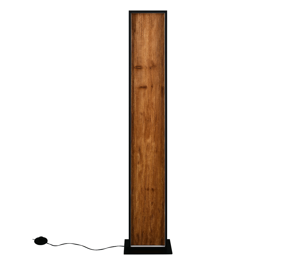 KALEA | Floor lamp | Wood coloured | Natural wood
