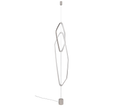 CIVASTO | Floor lamp | Nickel mat | Aluminium