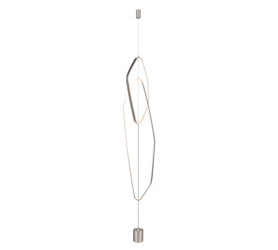 CIVASTO | Floor lamp | Nickel mat | Aluminium