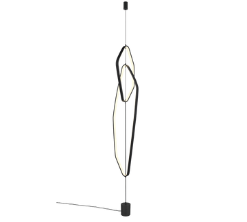 CIVASTO | Floor lamp | Black mat | Metal