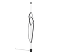 CIVASTO | Floor lamp | Black mat | Metal