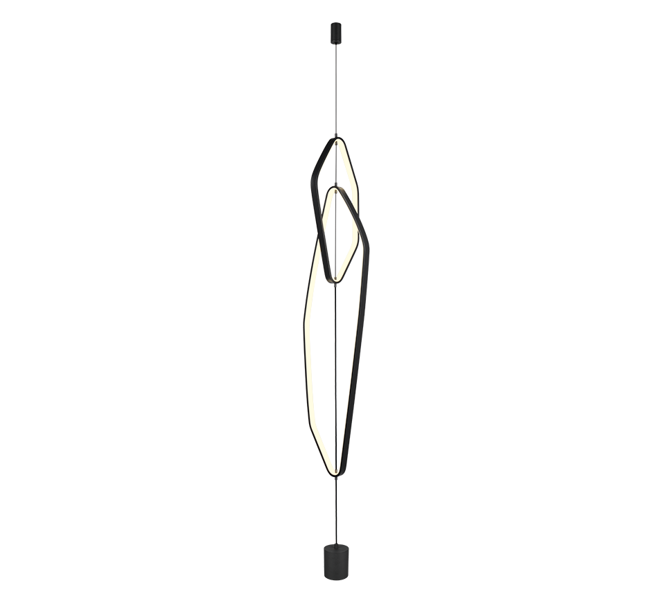 CIVASTO | Floor lamp | Black mat | Metal