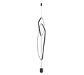 CIVASTO | Floor lamp | Black mat | Metal