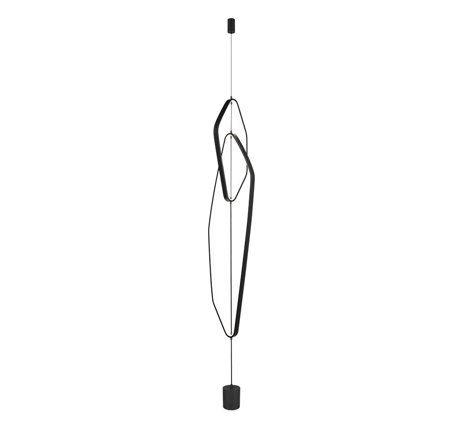 CIVASTO | Floor lamp | Black mat | Metal