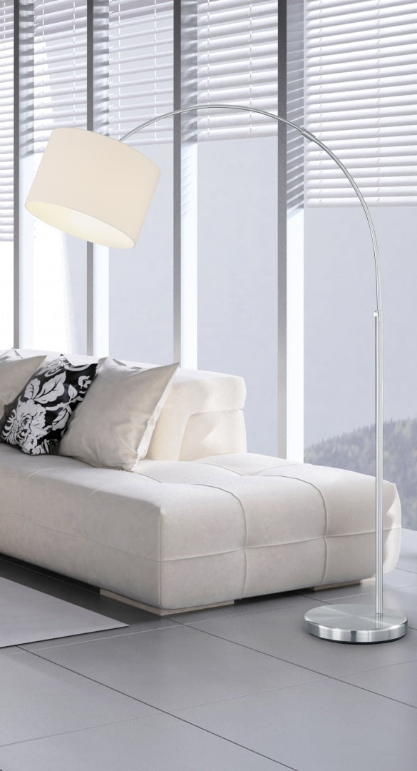 HOTEL | Floor lamp | Nickel mat | Metal