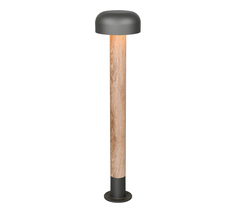 FRASER | Pole | Wood imitation | Diecast aluminium