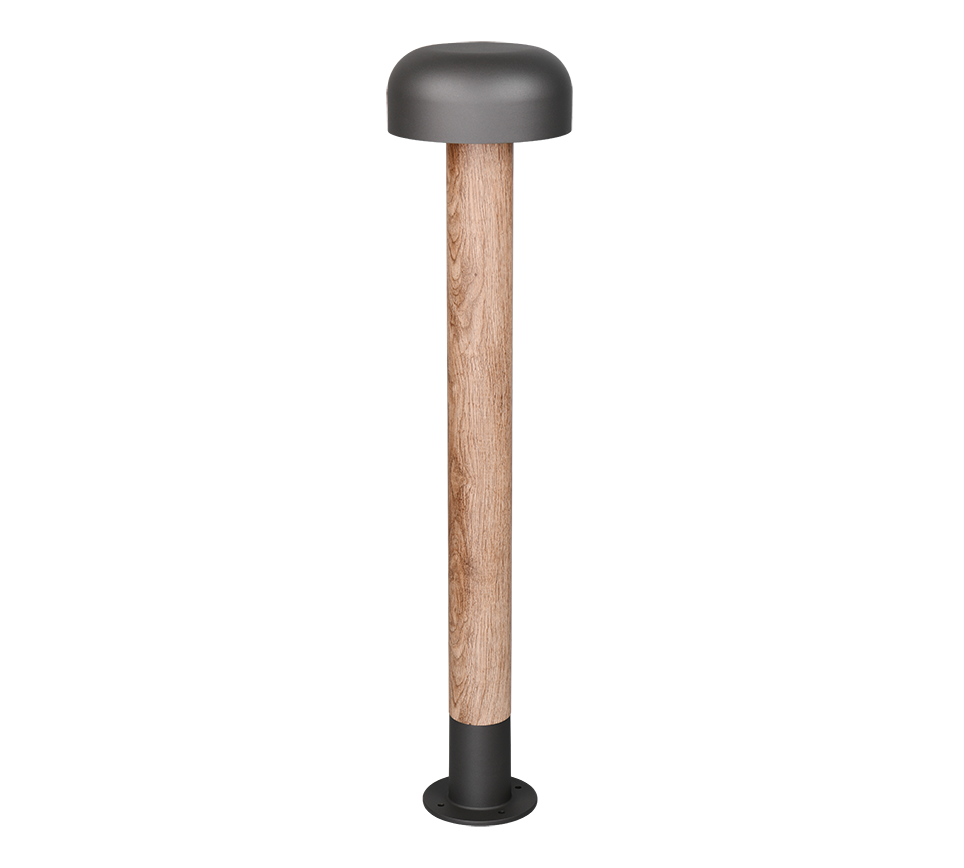 FRASER | Pole | Wood imitation | Diecast aluminium