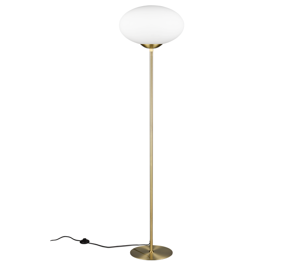 FOMENTO | Floor lamp | Brass mat | Metal
