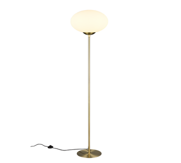 FOMENTO | Floor lamp | Brass mat | Metal