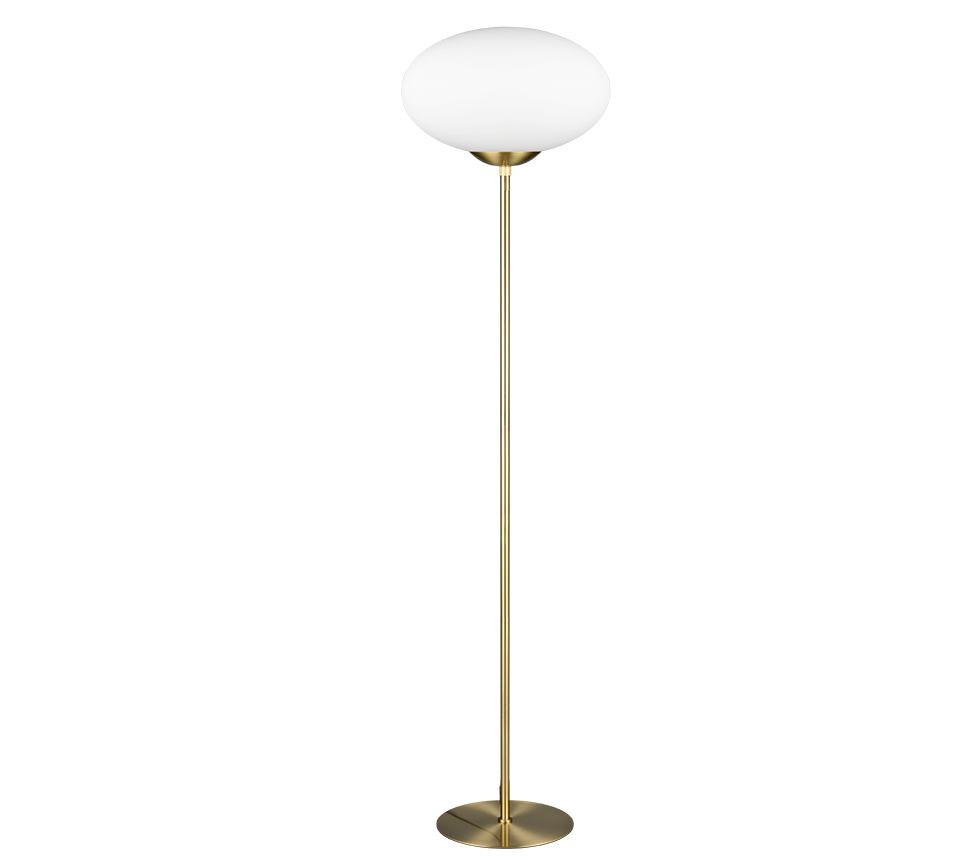 FOMENTO | Floor lamp | Brass mat | Metal