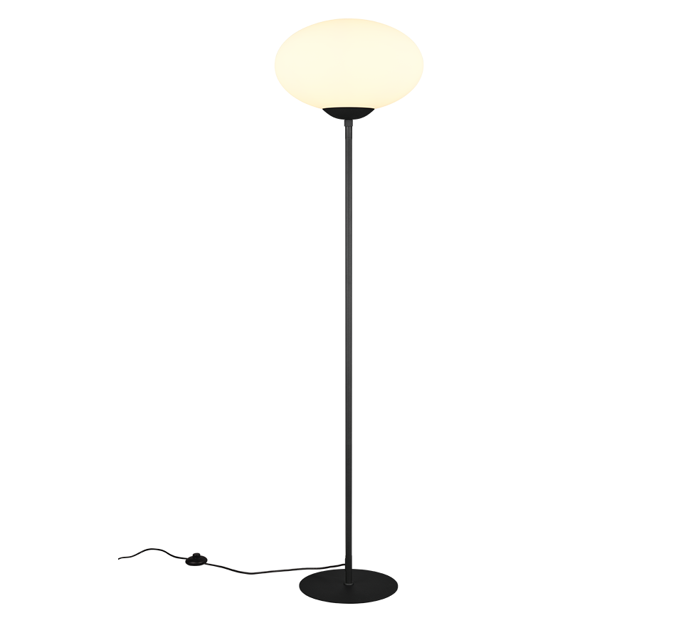 FOMENTO | Floor lamp | Black mat | Metal
