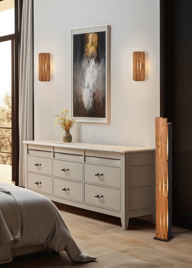 KARUNI | Floor lamp | Natural finish | Metal