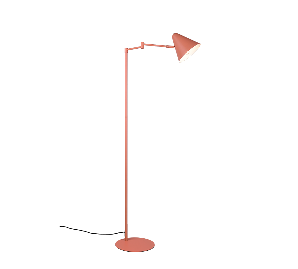COSIMA | Floor lamp | Apricot | Metal