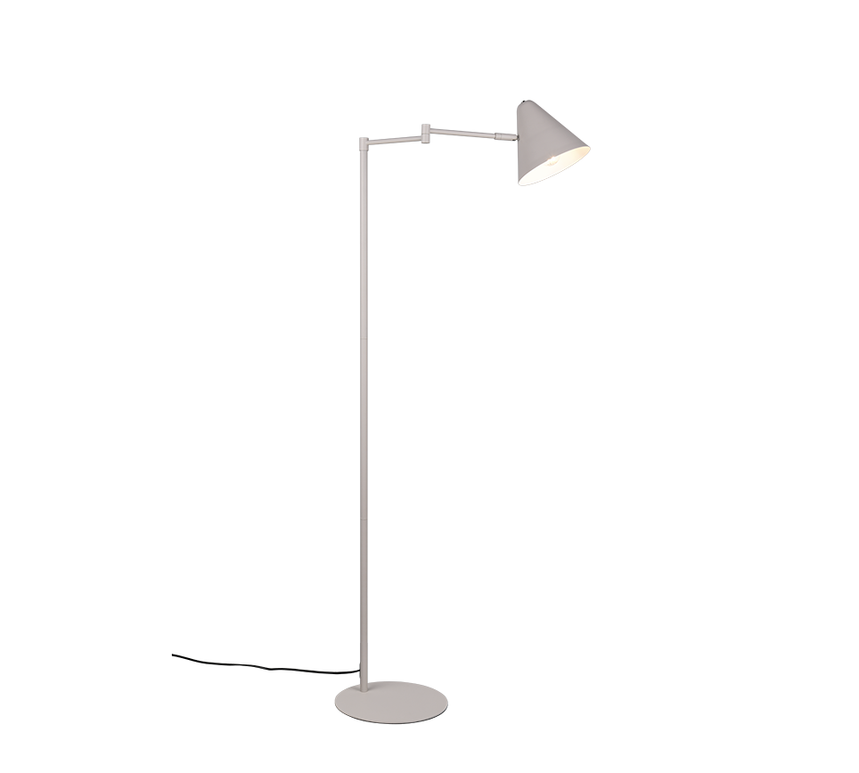 COSIMA | Floor lamp | Warm grey | Metal