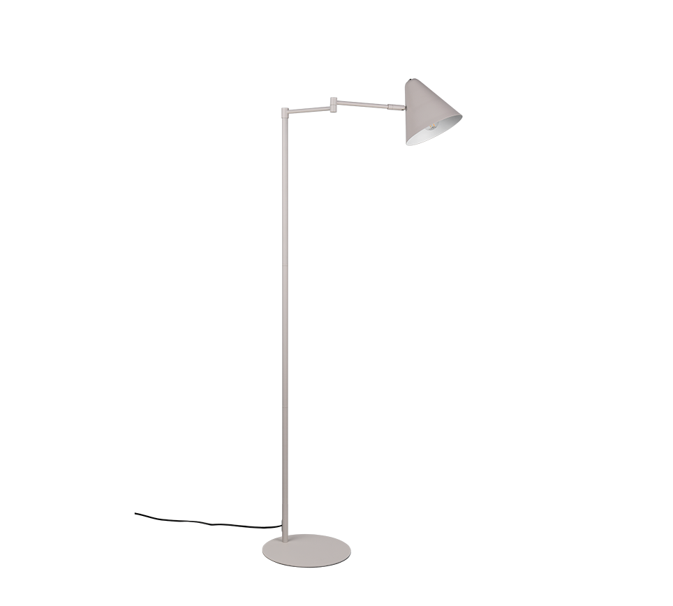 COSIMA | Floor lamp | Warm grey | Metal