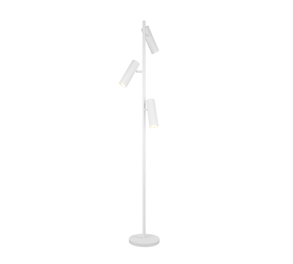 SOKA | Floor lamp | White mat | Metal