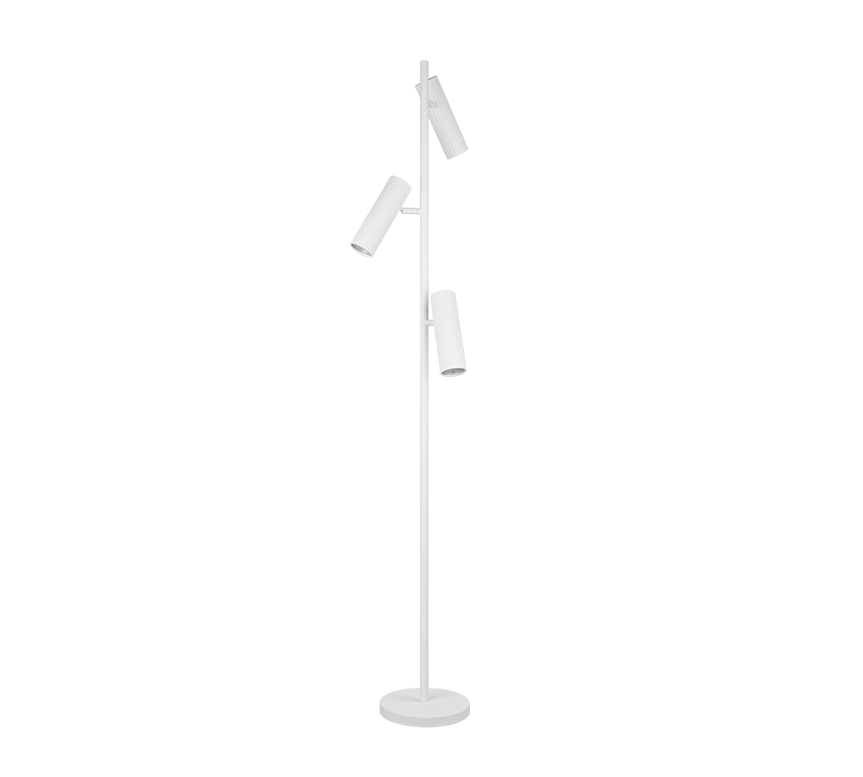 SOKA | Floor lamp | White mat | Metal