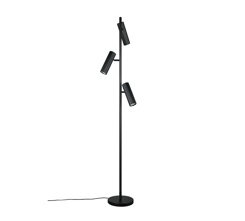 SOKA | Floor lamp | Black mat | Metal