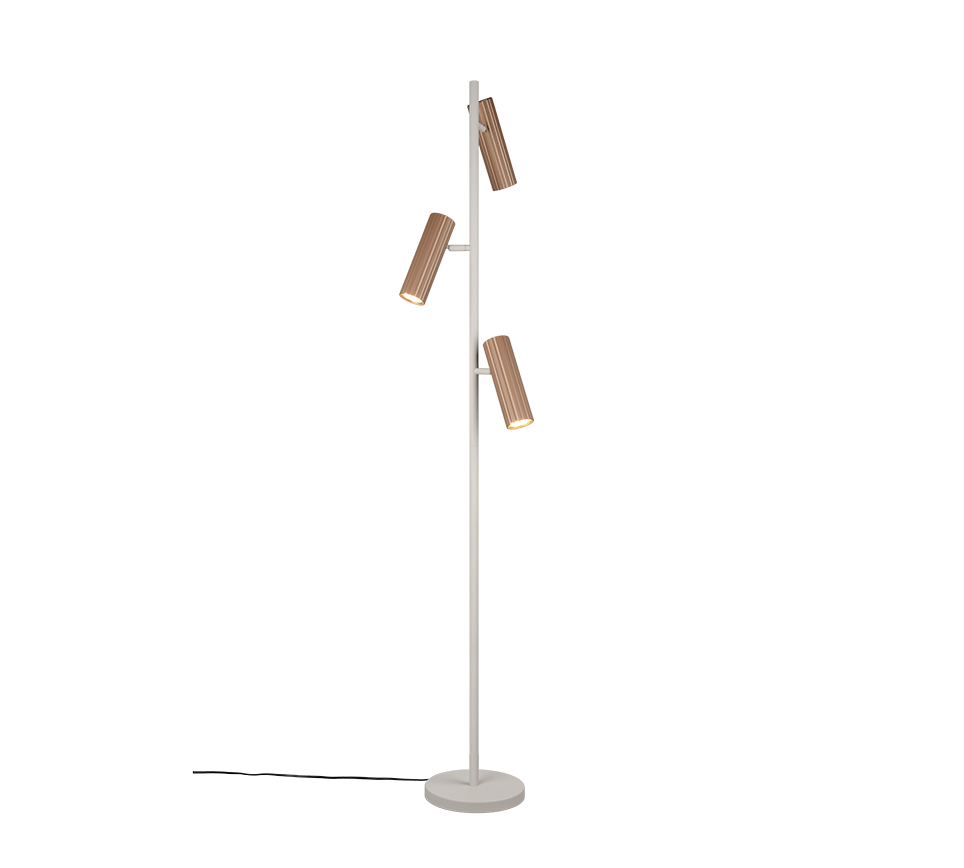 SOKA | Floor lamp | Coffee | Metal