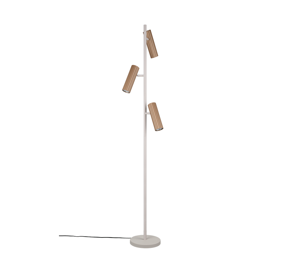 SOKA | Floor lamp | Coffee | Metal