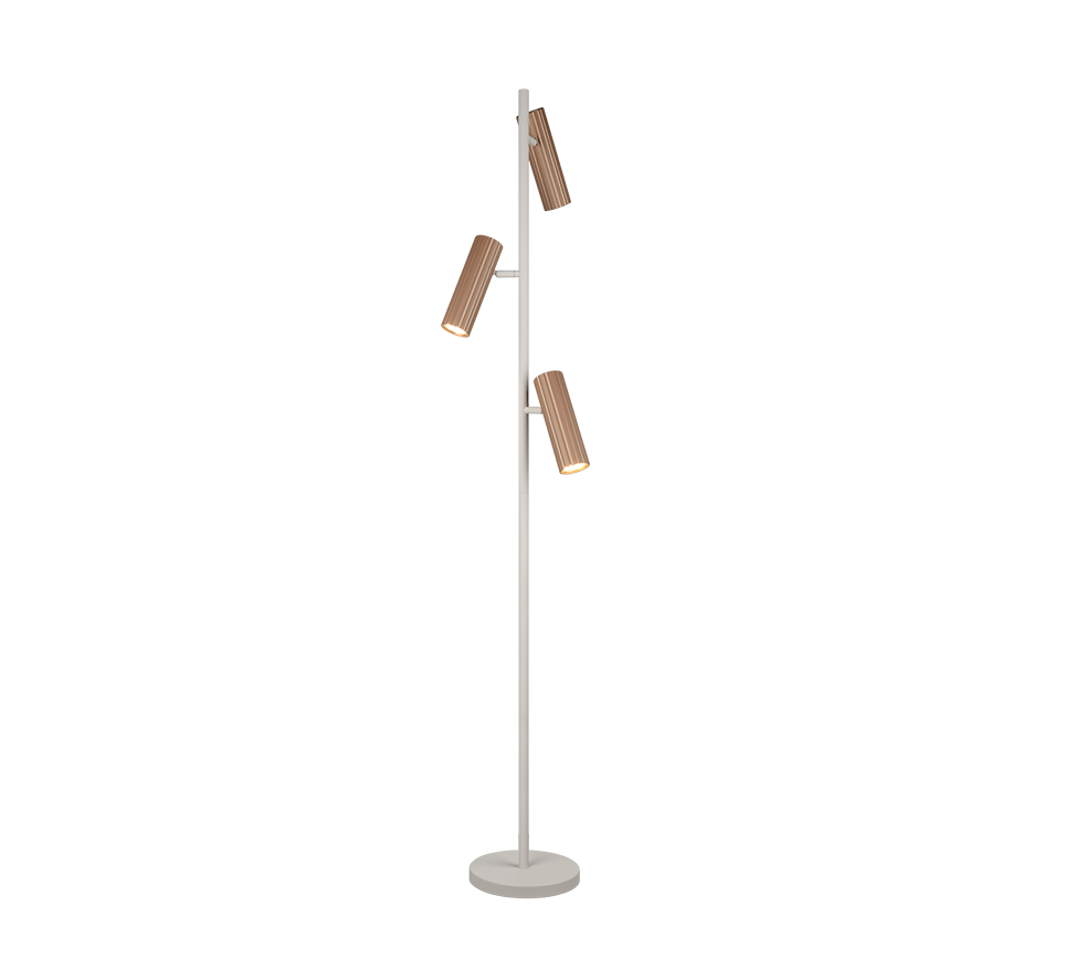 SOKA | Floor lamp | Coffee | Metal
