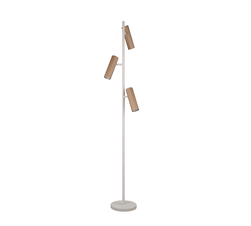 SOKA | Floor lamp | Coffee | Metal