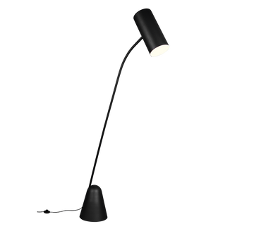 CIALTO | Floor lamp | Black mat | Metal