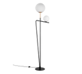 FLAMING | Floor lamp | Schwarz-Gold | Metal