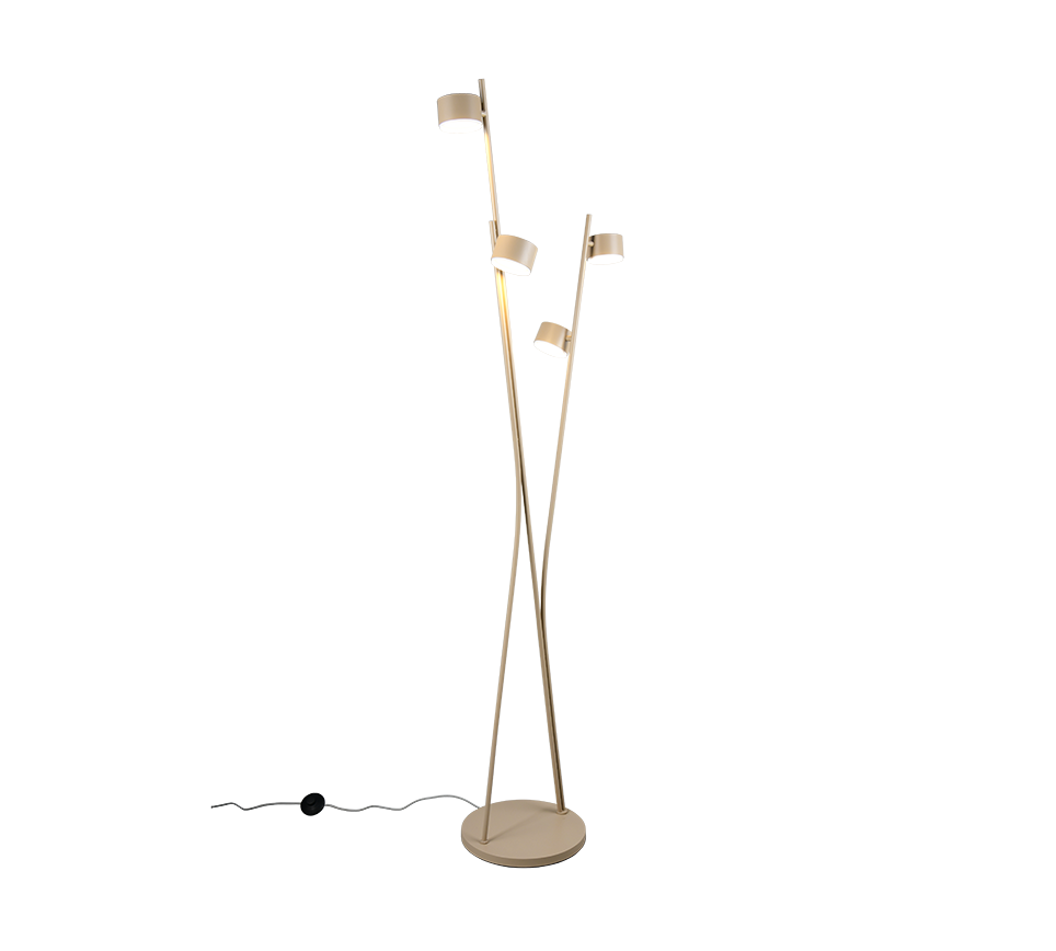 CODA | Floor lamp | Warm beige | Metal