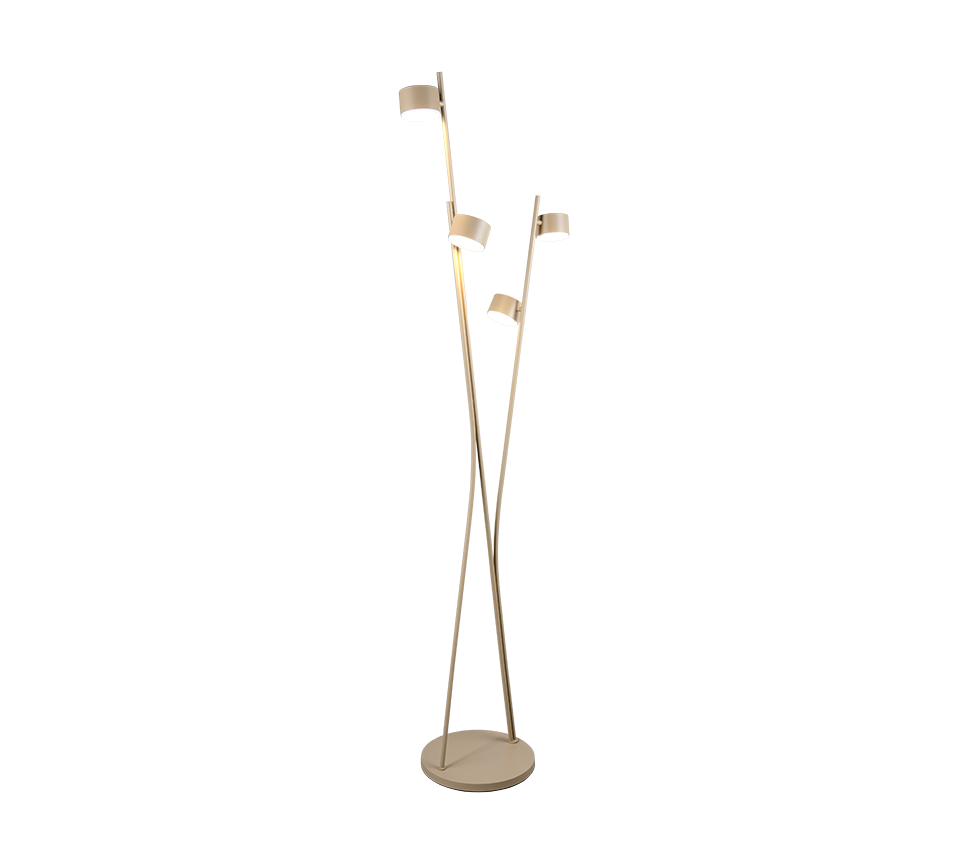 CODA | Floor lamp | Warm beige | Metal