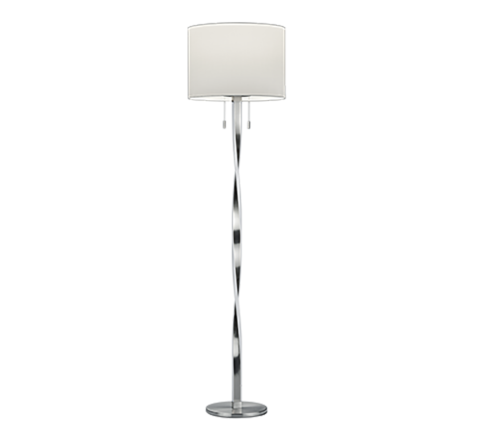 NANDOR | Floor lamp | Nickel mat | Metal