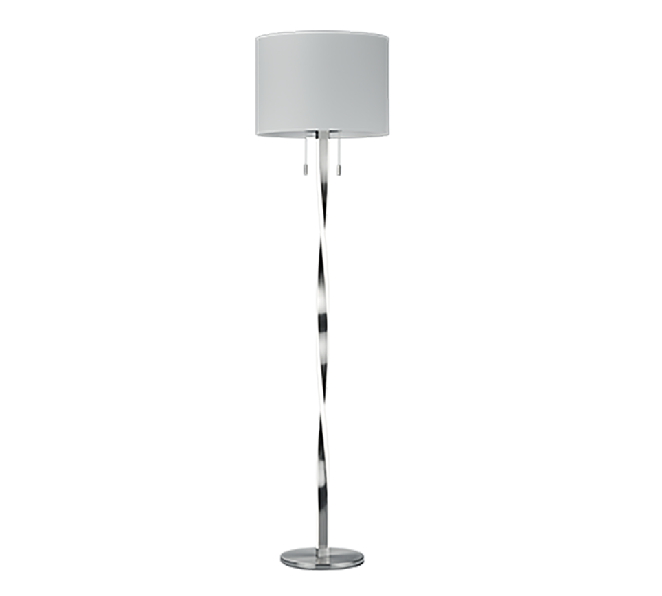 NANDOR | Floor lamp | Nickel mat | Metal