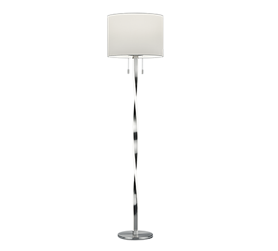 NANDOR | Floor lamp | Nickel mat | Metal