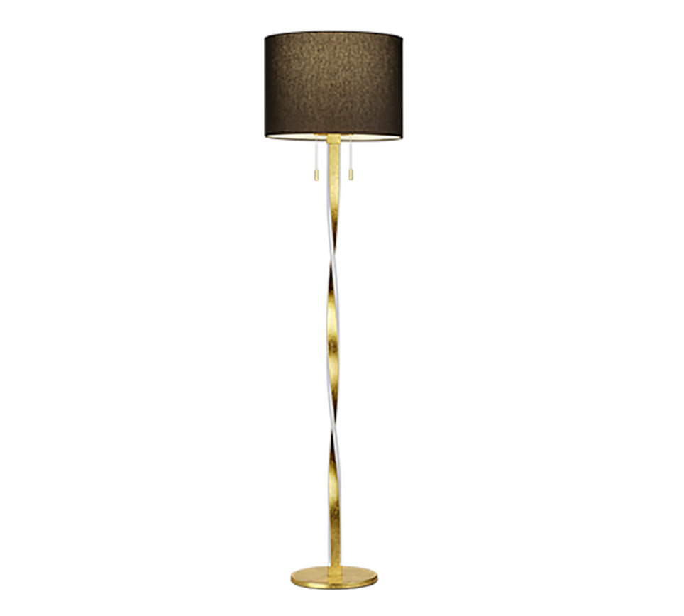 NANDOR | Floor lamp | Gold | Metal