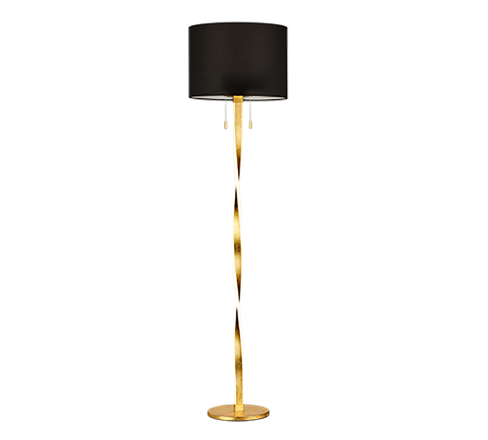 NANDOR | Floor lamp | Gold | Metal