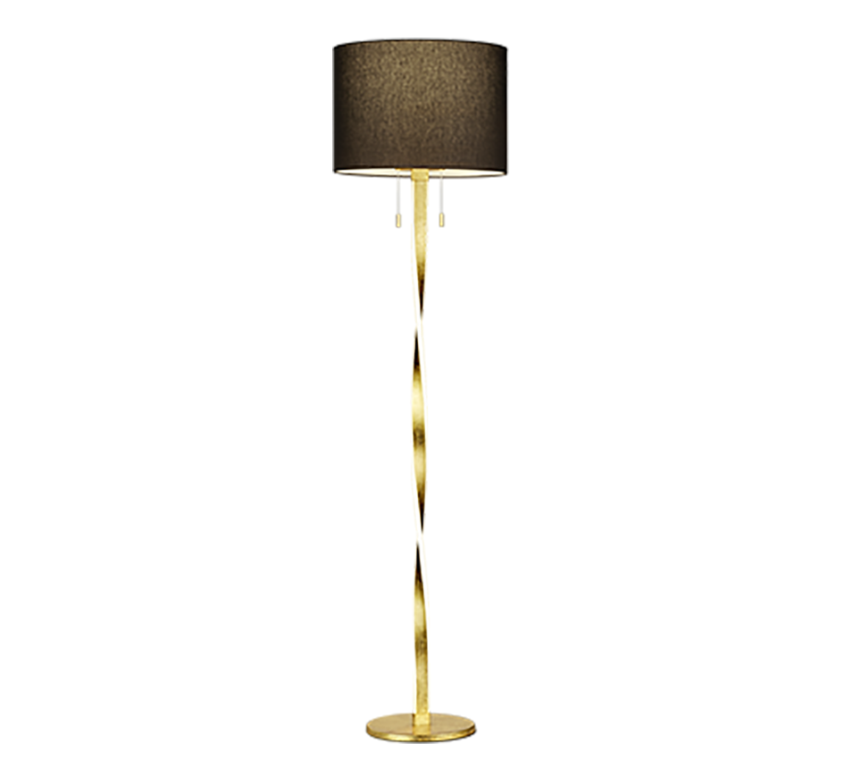 NANDOR | Floor lamp | Gold | Metal