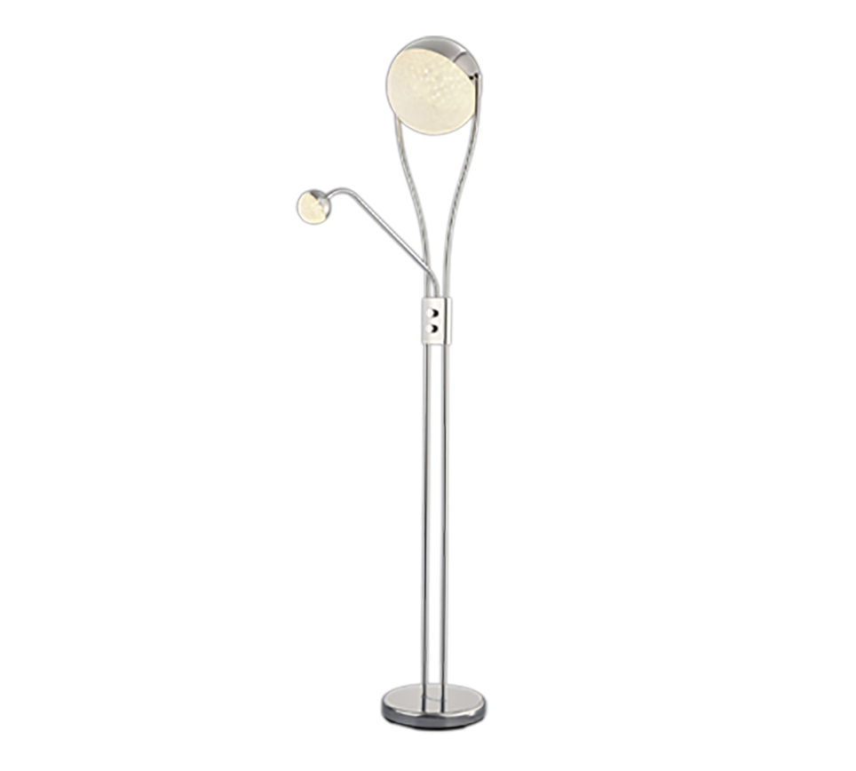 CHRIS | Floor lamp | Chrome | Metal