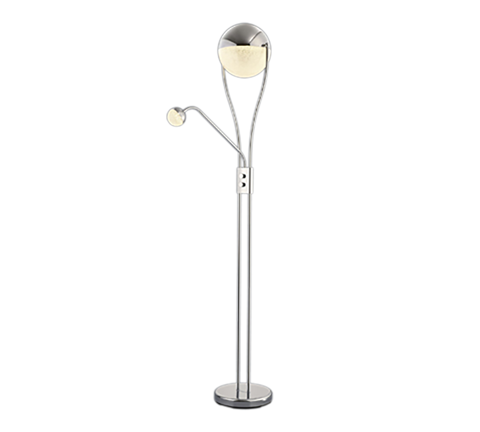 CHRIS | Floor lamp | Chrome | Metal