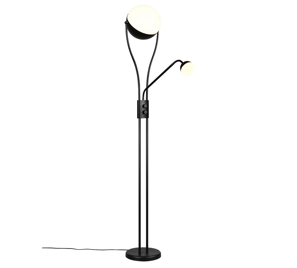 CHRIS | Floor lamp | Black mat | Metal