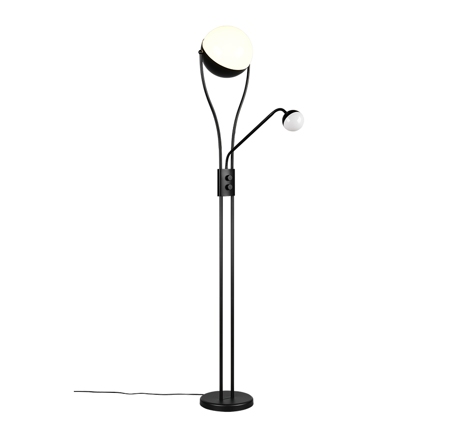 CHRIS | Floor lamp | Black mat | Metal