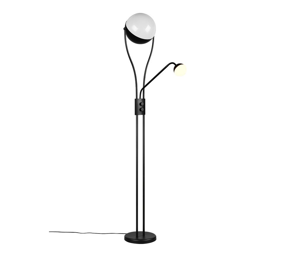 CHRIS | Floor lamp | Black mat | Metal