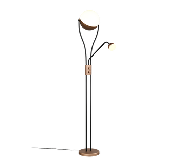 CHRIS | Floor lamp | Coffee | Metal
