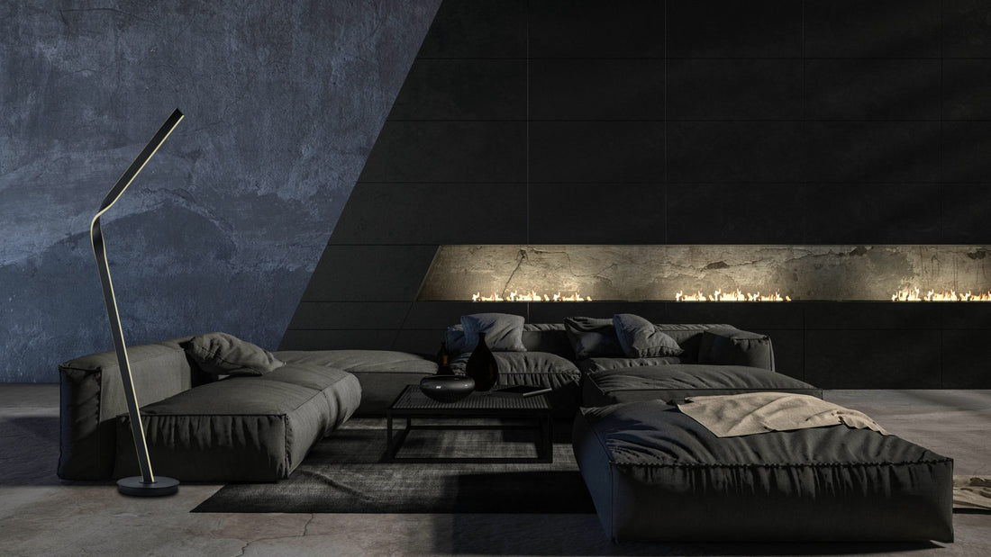 CICENZA | Floor lamp | Black mat | Metal