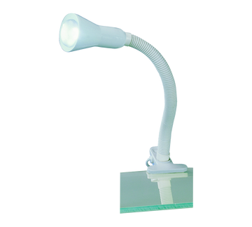 FLEXO | Clamping lamp | White | Plastic