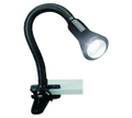 FLEXO | Clamping lamp | Black | Plastic