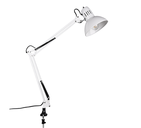 TAJO | Clamping lamp | White | Metal
