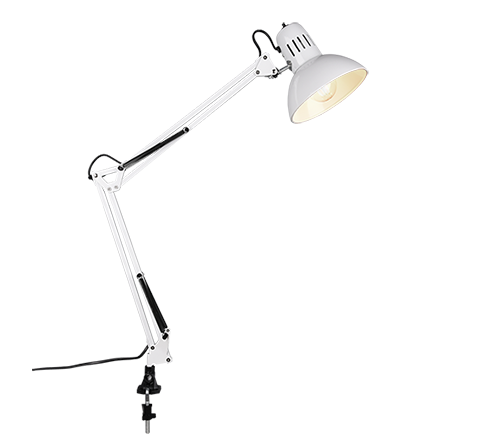TAJO | Clamping lamp | White | Metal