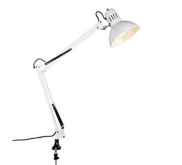 TAJO | Clamping lamp | White | Metal
