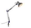 TAJO | Clamping lamp | Aluminium colour | Metal