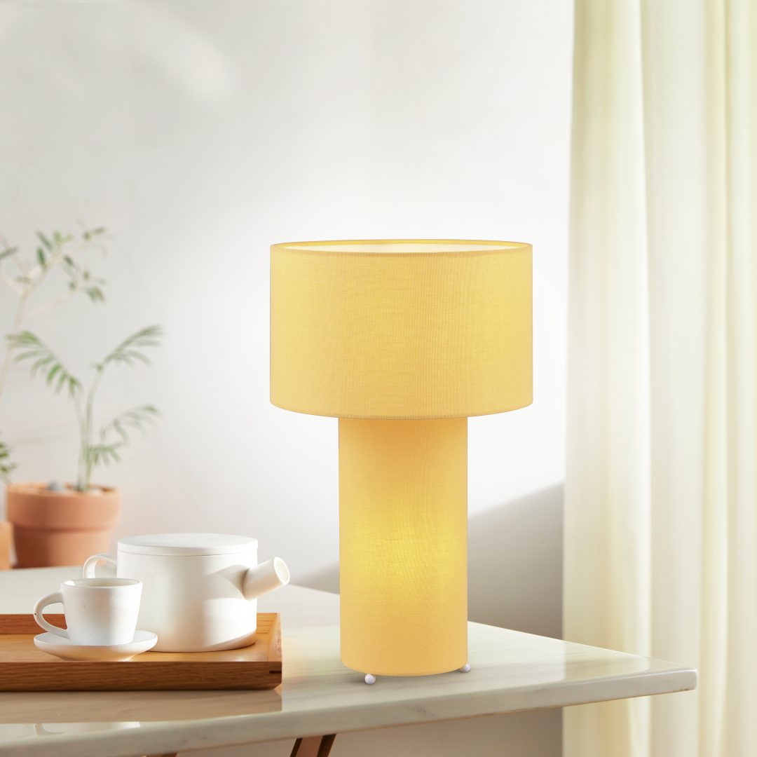 BALE | Table lamp | Illuminate Gelb | Fabric